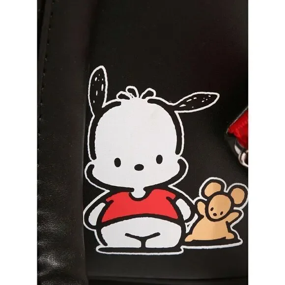 Loungefly Sanrio Pochacco Red T-Shirt Figural Mini Backpack display picture 3